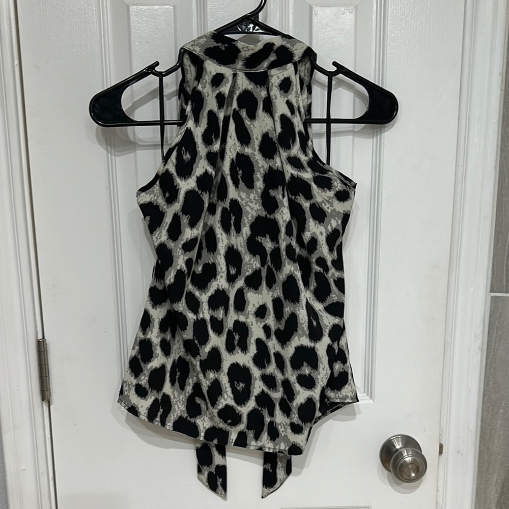 Leopard Print Halter Top